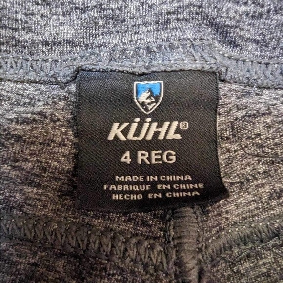 KUHL Women’s Heathered Dark Gray Bootcut Stretch Drawstring Pants- Size 4 - Picture 6 of 8